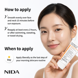 NIDA Invisible Fit Sun Cream (Korean Formula, SPF50+, PA++++) (Global Version)