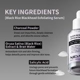 NIDA Black Rice Blackhead Exfoliating Serum