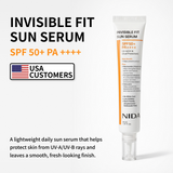 NIDA Invisible Fit Sun Serum (fórmula coreana, SPF50+, PA++++)